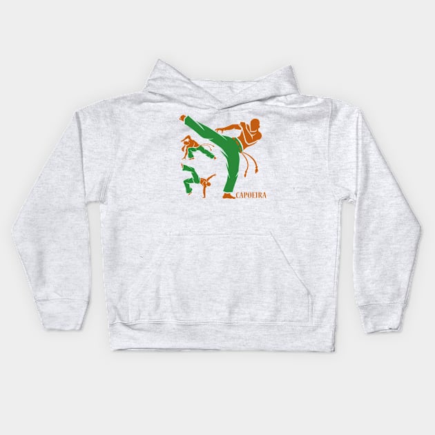 Capoeira Kids Hoodie by The Graphic Idea